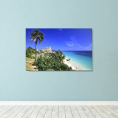 Tulum, Mexico 2 Canvas Afdruk (Insitu (Houten vloer))