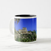 Tulum, Mexico 2 Tweekleurige Koffiemok (Voorkant links)