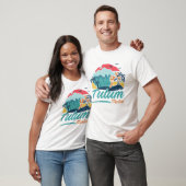 Tulum Mexico Beach Summer Surfing Sunset Palm Tree T-shirt (Unisex)