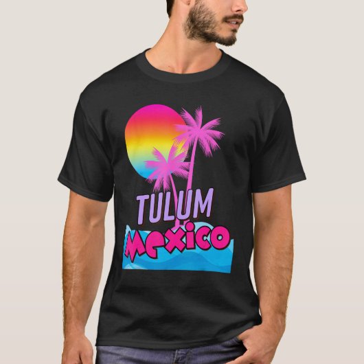 Tulum Mexico Boho Vakantiecruise  Sunset S T-shirt (Voorkant)