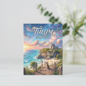 Tulum Mexico Briefkaart (Staand voorkant)