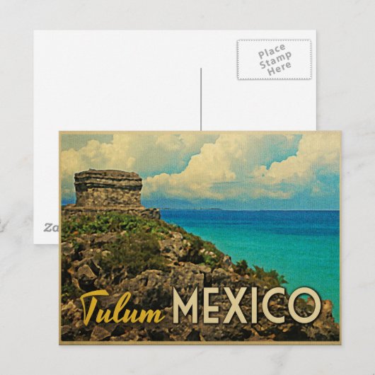 Tulum Mexico Briefkaart (Voorkant / Achterkant)