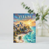 Tulum Mexico Briefkaart (Staand voorkant)