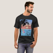 Tulum Mexico Dream Flamingo Adventure Herinneringe T-shirt (Voorkant volledig)