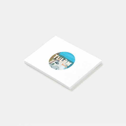 Tulum Mexico Geweldig Cadeau-idee Post-it® Notes (Schuin)