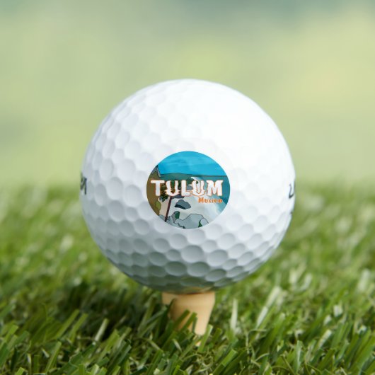 Tulum Mexico Great Gift Idea Golfballen (Insitu Shirt)
