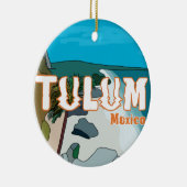 Tulum Mexico Great Gift Idea Keramisch Ornament (Rechts)