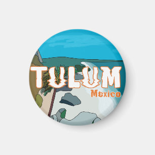 Tulum Mexico Great Gift Idea Magneet