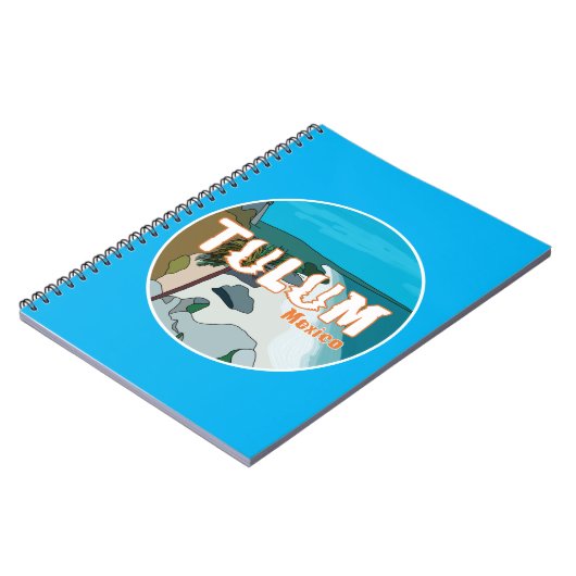 Tulum Mexico Great Gift Idea Notitieboek (Linkerzijde)