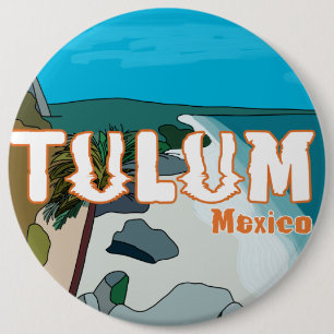 Tulum Mexico Great Gift Idea Ronde Button 6,0 Cm