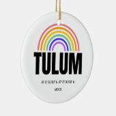 Tulum - Mexico - Hef in de wereld - Favoriet Keramisch Ornament (Rechts)