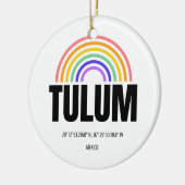 Tulum - Mexico - Hef in de wereld - Favoriet Keramisch Ornament (Links)