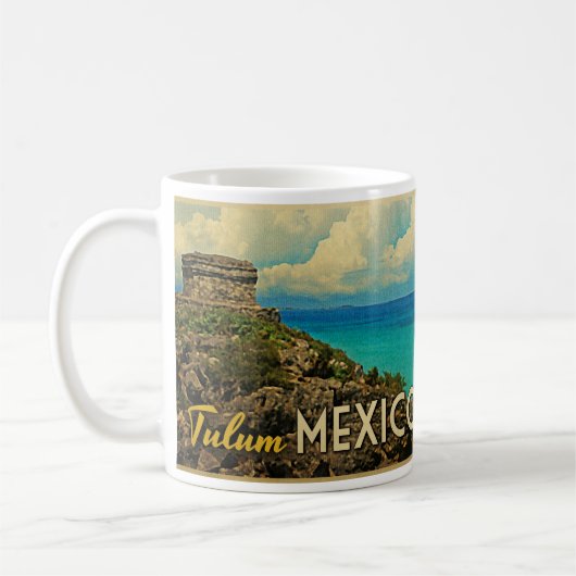 Tulum Mexico Koffiemok (Links)