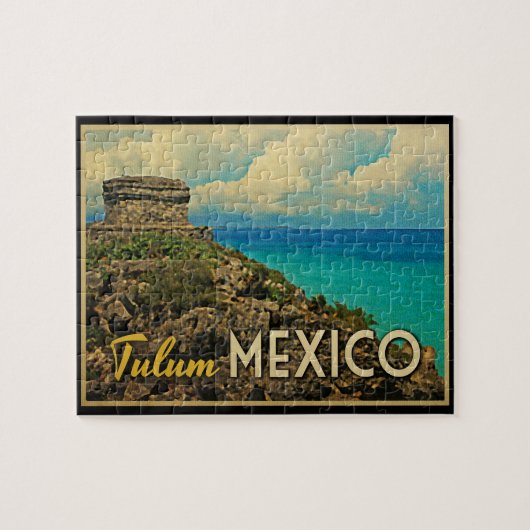 Tulum Mexico Legpuzzel (Horizontaal)
