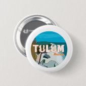 Tulum Mexico Leuk Cadeau Idee Ronde Button 5,7 Cm (Voorkant /achterkant)