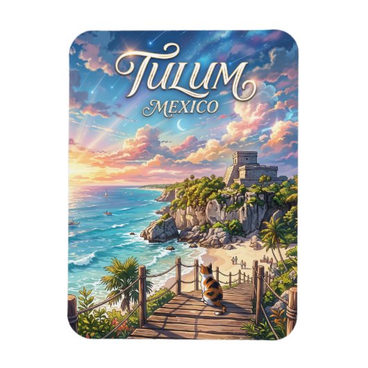 Tulum Mexico Magneet (Verticaal)
