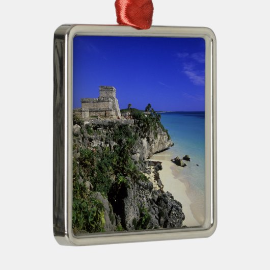 Tulum, Mexico Metalen Ornament (Rechts)