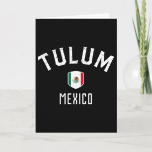 Tulum Mexico - Mexicaanse Vlag Tulum T-shirt Kaart