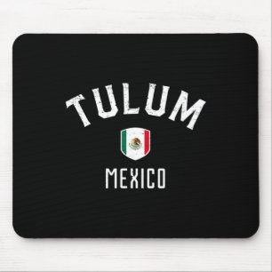 Tulum Mexico - Mexicaanse Vlag Tulum T-shirt Muismat