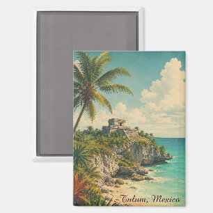 Tulum Mexico Oudheid Magneet