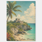 Tulum Mexico Oudheid Magneet (Voorkant)