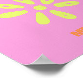 Tulum, Mexico, Preppy, Roze Poster (Hoek)