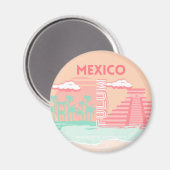 Tulum, Mexico, Reiskunst Magneet (Voorkant / Achterkant)