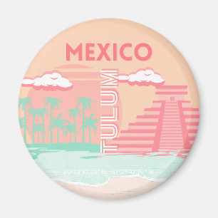 Tulum, Mexico, Reiskunst Magneet