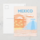 Tulum, Mexico, Reiskunst, Zomerstrand Feestdagenkaart (Voorkant / Achterkant)