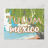 Tulum, mexico-reisposter briefkaart (Voorkant)