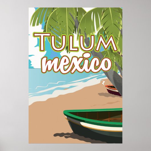 Tulum, mexico-reisposter poster (Voorkant)