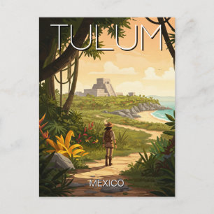  Tulum Mexico Reizen Briefkaart