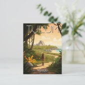 Tulum Mexico Reizen Briefkaart (Staand voorkant)