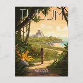  Tulum Mexico Reizen Briefkaart (Voorkant)