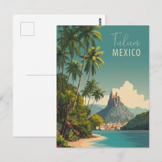  Tulum Mexico Reizen Briefkaart (Voorkant / Achterkant)
