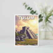 Tulum Mexico Reizen Briefkaart (Staand voorkant)