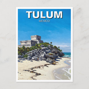 Tulum Mexico Reizen Briefkaart