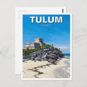 Tulum Mexico Reizen Briefkaart (Voorkant / Achterkant)