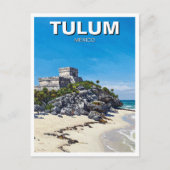 Tulum Mexico Reizen Briefkaart (Voorkant)