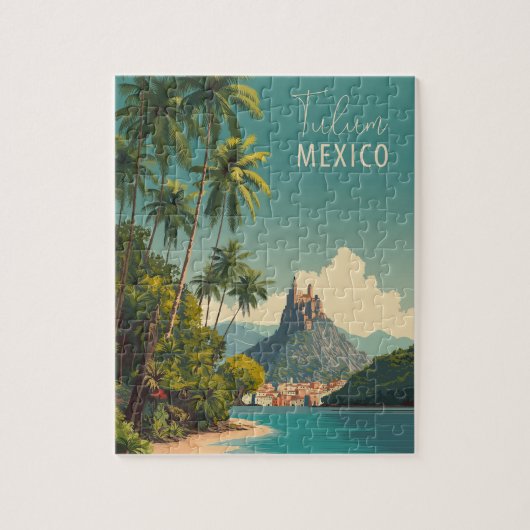 Tulum Mexico Reizen Legpuzzel (Verticaal)