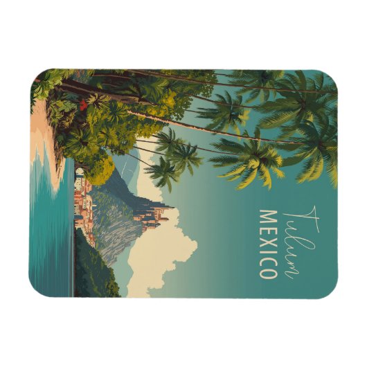  Tulum Mexico Reizen Magneet (Horizontaal)