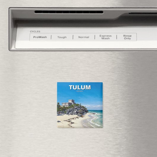 Tulum Mexico Reizen Magneet (Insitu (Vaatwasser))