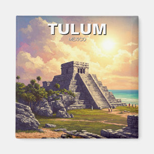 Tulum Mexico Reizen Magneet