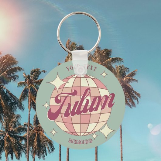 Tulum Mexico Retro accessoire souvenir vakantie Sleutelhanger