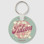 Tulum Mexico Retro accessoire souvenir vakantie Sleutelhanger (Voorkant)