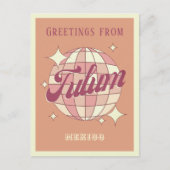 Tulum Mexico Retro  Partij Briefkaart (Voorkant)