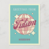 Tulum Mexico Retro Vintage Feest Ansichtkaart Briefkaart (Voorkant)