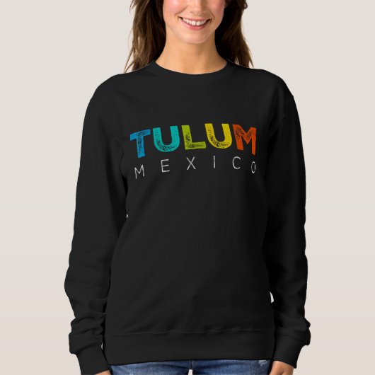 Tulum Mexico Souvenir Trui (Voorkant)