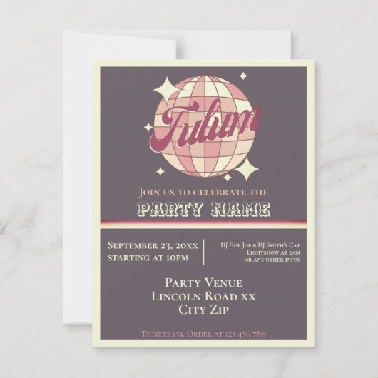 Tulum Mexico thema zomerfeest viering Kaart (Voorkant)