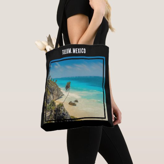 Tulum, Mexico Tropical Beach Paradise Tote Bag (Dichtbij)